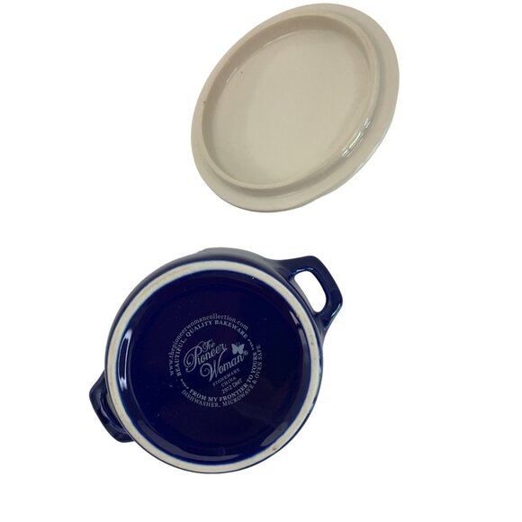 The Pioneer Woman Celia Stoneware Floral Mini Dutch Oven 4" Kitchen 7582 GUC - Picture 4 of 7